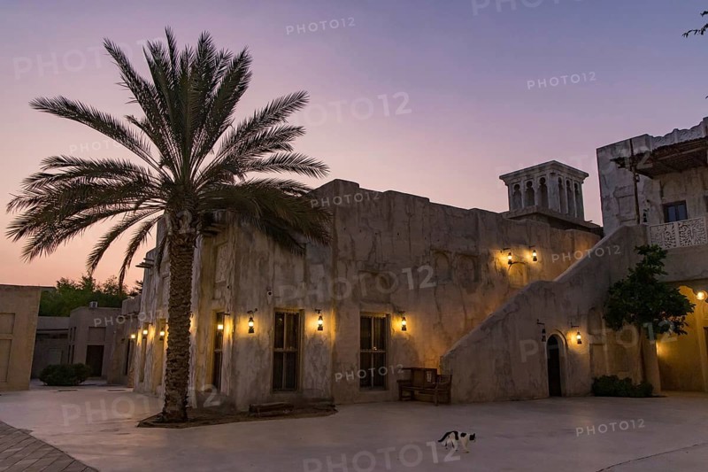 Evening tour of Old Town Dubai, Dubai, United Arab Emirates, Asia