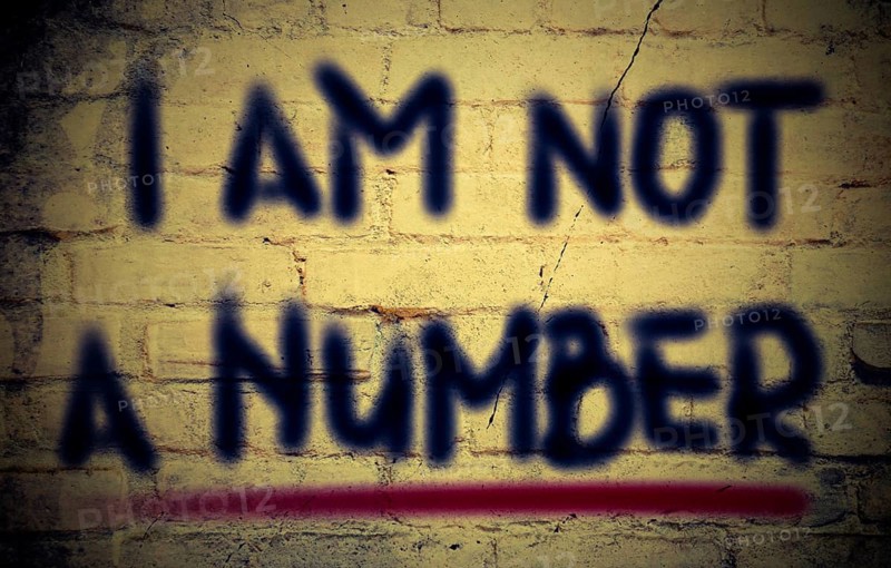 I Am Not A Number Concept