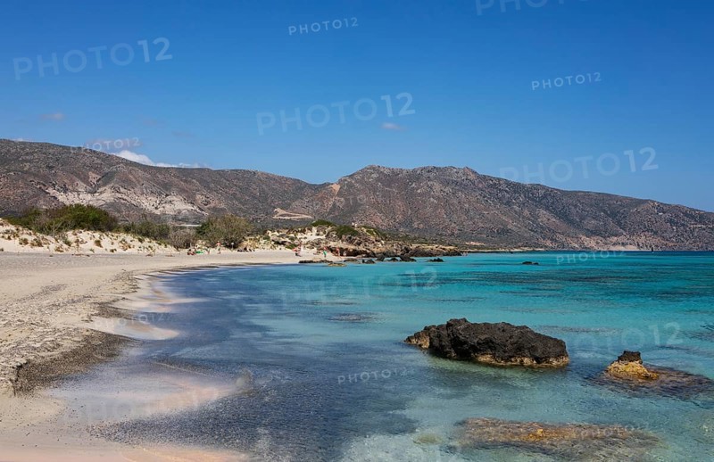Elafonissi beach, south-west Crete, Crete, Greece