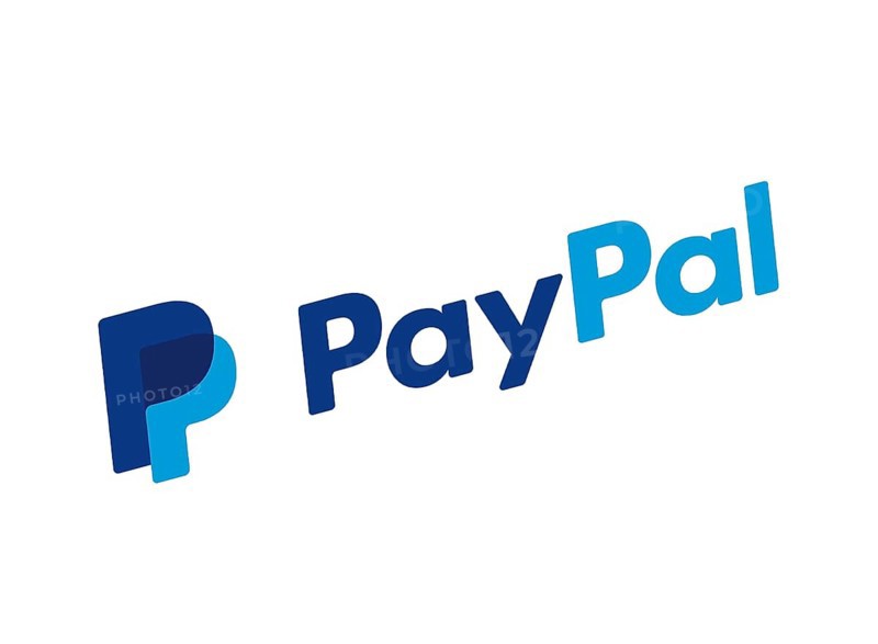 Nach links gedreht, Logo PayPal, Logo