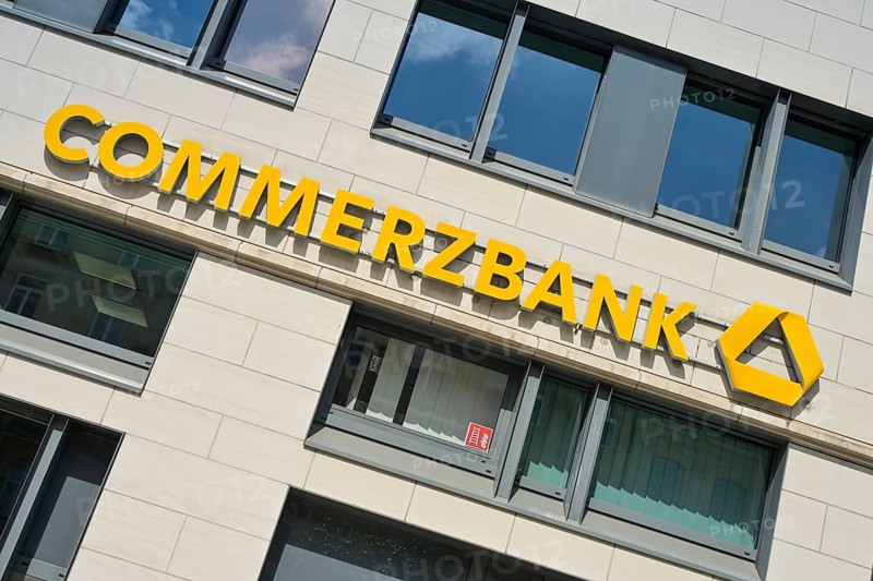 Branch of Commerzbank, Roßmarkt, Frankfurt, Hesse, Germany