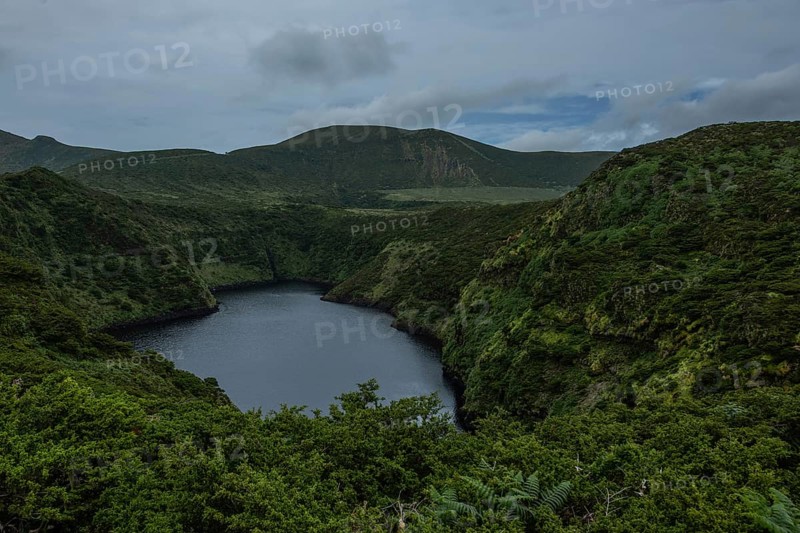 Caldeira, lake, azores