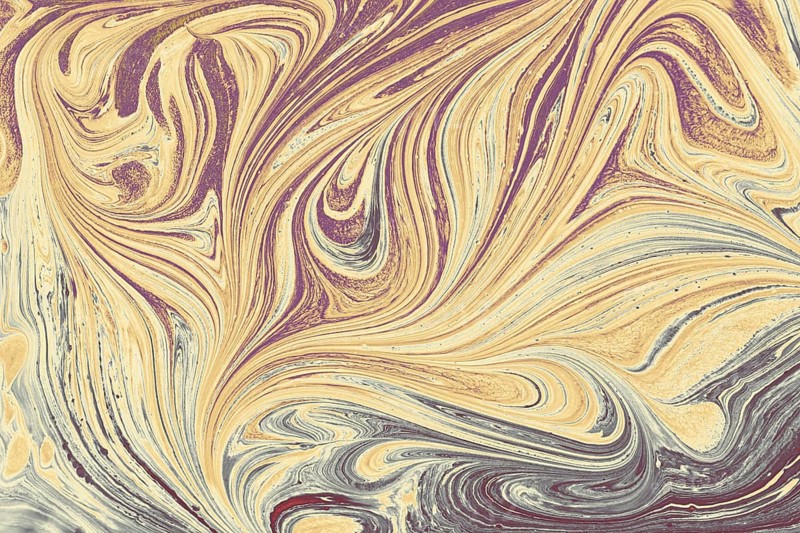 Ebru marble effect pattern design for print