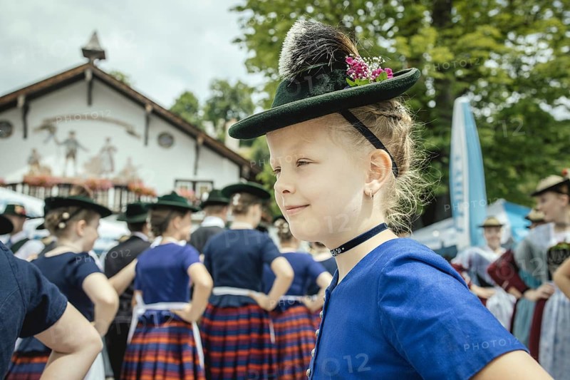 Traditional traditional costume anniversary of the Trachtenverein Schliersee Stamm 1888, Schliersee, Upper Bavaria, Bavaria, Germany, 2025
