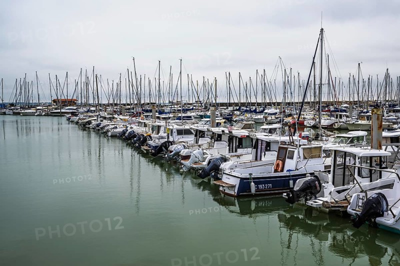 Marina in Le Verdon-sur-Mer, Nouvelle-Aquitaine, Gironde, France