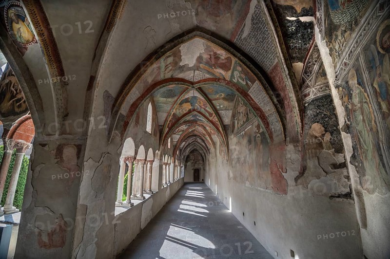 Cathedral cloister around 1370, the frescoes were painted from around 1390, Bressanone Cathedral, Cathedral Square, Bressanone, South Tyrol, Italy
