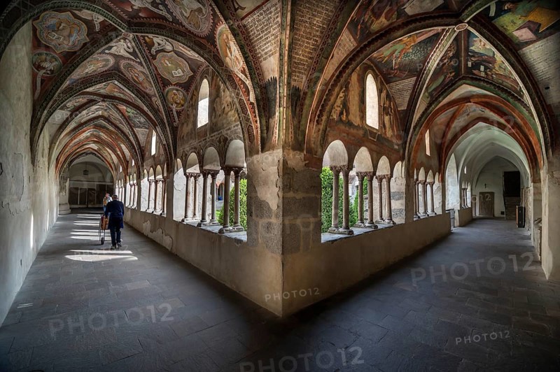 Cathedral cloister around 1370, the frescoes were painted from around 1390, Bressanone Cathedral, Cathedral Square, Bressanone, South Tyrol, Italy