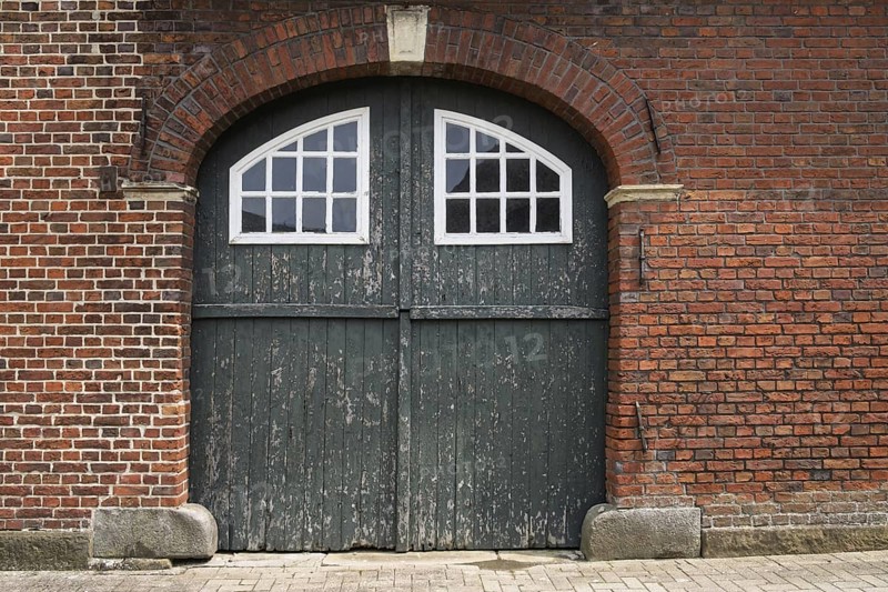 Old Barn Door, Münsterland, North Rhine-Westphalia, Germany