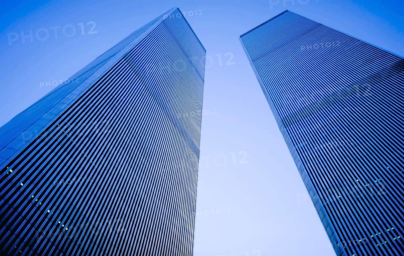 Towers of the World Trade Centre September 2000, one year in front of the destruction, New York City, USA