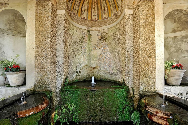 Fontana di Pandora, Renaissance garden of Villa d'Este, water features, fountains, UNESCO World Heritage Site, Tivoli, Metropolitan City of Rome, Lazio, Italy