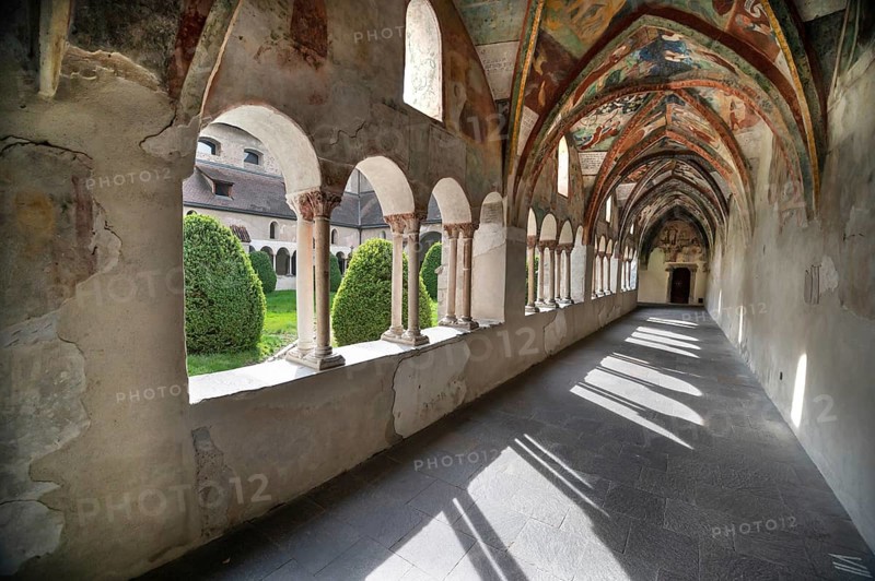 Cathedral cloister around 1370, the frescoes were painted from around 1390, Bressanone Cathedral, Cathedral Square, Bressanone, South Tyrol, Italy