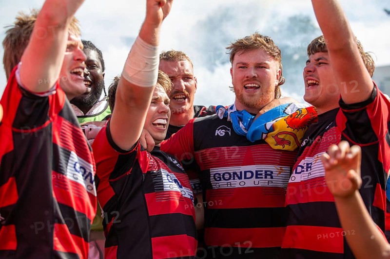 Rugby Bundesliga, 2024/25 season, final for the German championship: SC Frankfurt 1880 against TSV Handschuhsheim***Picture: Frankfurt is German champion