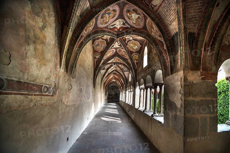 Cathedral cloister around 1370, the frescoes were painted from around 1390, Bressanone Cathedral, Cathedral Square, Bressanone, South Tyrol, Italy