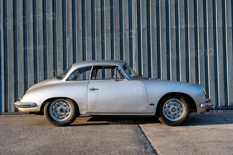 Porsche 356, motor vehicle, car, sports car, silver