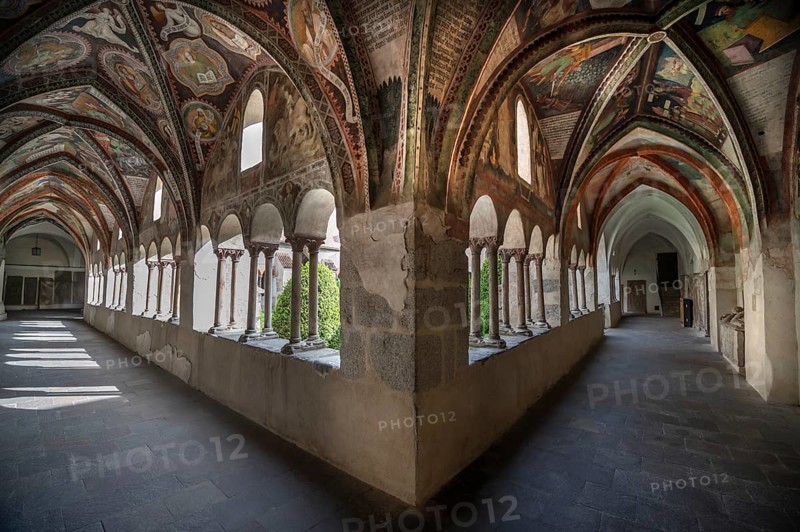 Cathedral cloister around 1370, the frescoes were painted from around 1390, Bressanone Cathedral, Cathedral Square, Bressanone, South Tyrol, Italy