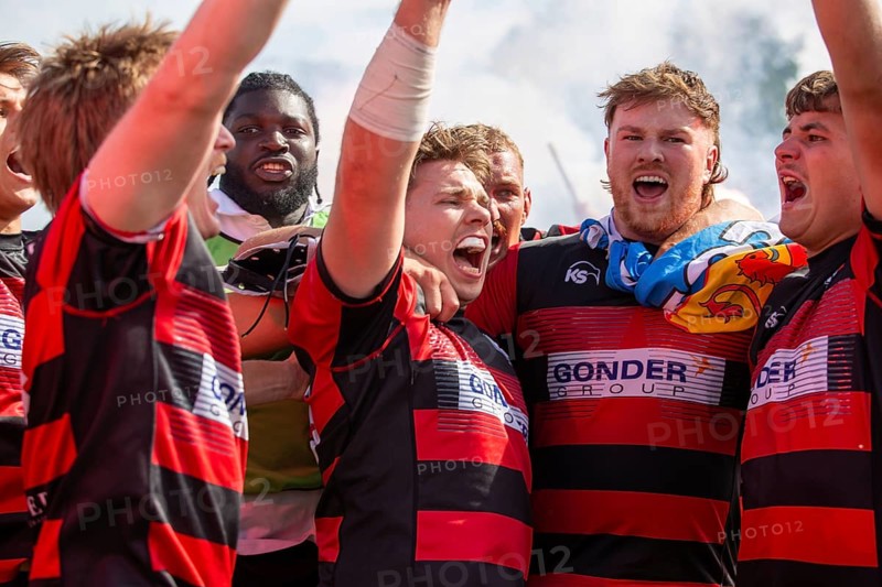 Rugby Bundesliga, 2024/25 season, final for the German championship: SC Frankfurt 1880 against TSV Handschuhsheim***Picture: Frankfurt is German champion