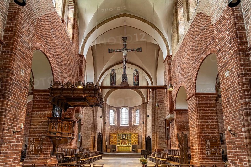 Interior of Ratzeburg Cathedral, Ratzeburg, Schleswig-Holstein, Germany