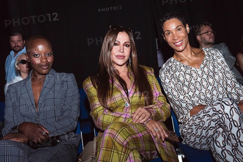 Florence Kasumba, Simone Thomalla and Annabelle Mandeng at the Kilian Kerner Fashion Show during Berlin Fashion Week 2025 on 2 July 2025