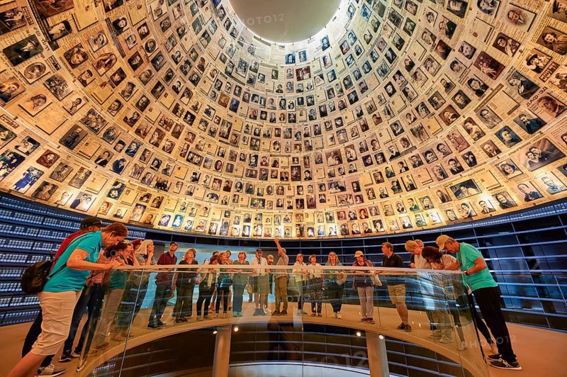 Jerusalem Israel. Yad Vashem. Memorial to the victims of the holocaust. The Hall of names