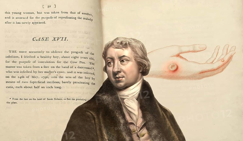 Edward Jenner, 1749-1823, English physician and scientist, digitally restored