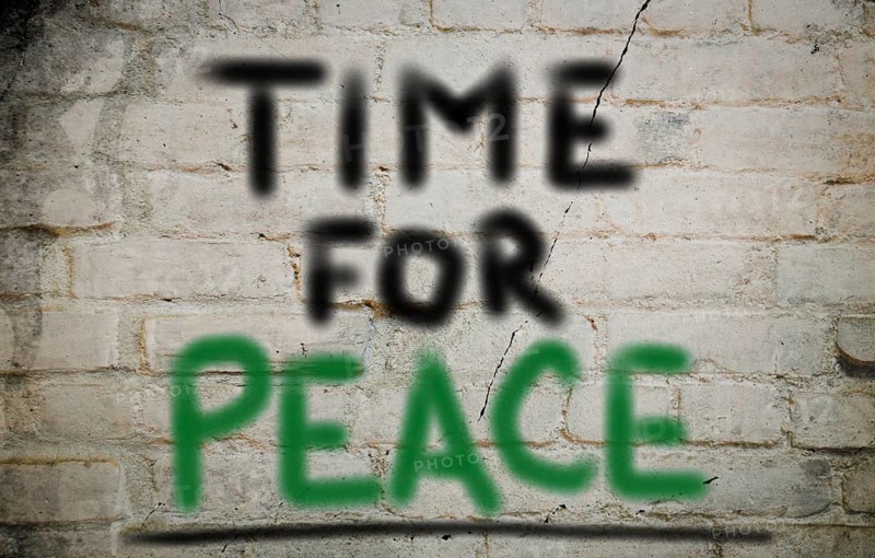 Time For Peace Concept