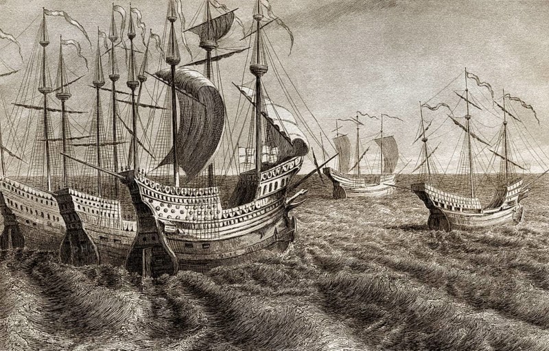 Englische Segelboote, 16. Jahrhundert