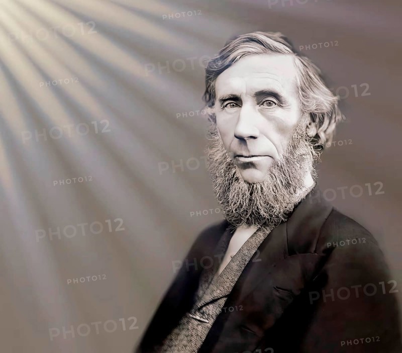 John Tyndall, 1820 –1893, Irish physicist and chemist, discoverer oft he greenhouse effect, digitally edited