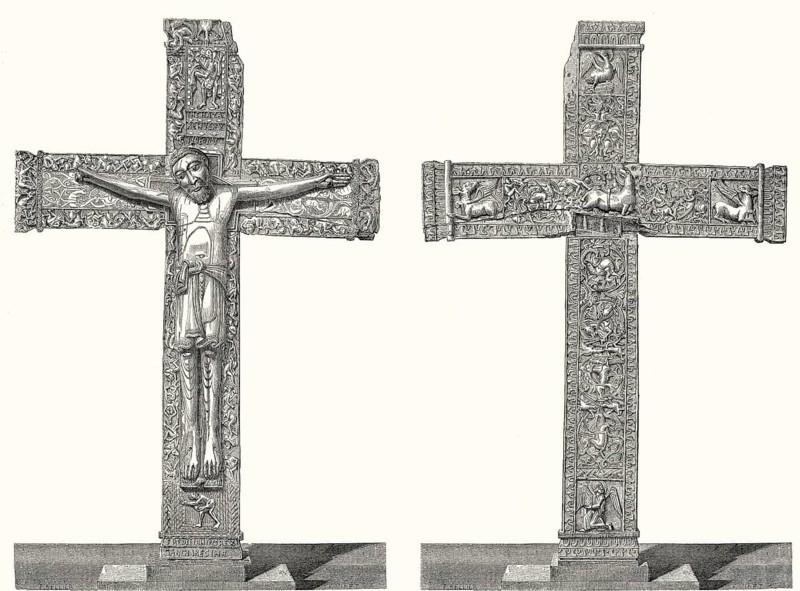 Crucifix of Ferdinand and Sancha, c. 1063, Madrid, Museo Arqueologico Nacional