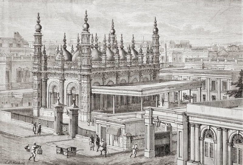 Ghulam Muhammed Mosque in Calcutta, west Bengal, India, Asia