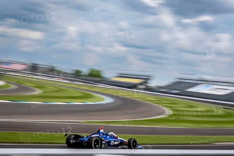 MARCO ANDRETTI (98) of Nazareth, Pennsylvania practices for the 108th Running of the Indianapolis 500 at the Indianapolis Motor Speedway in Speedway, IN