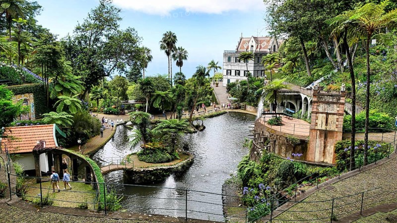 Im Jardim Tropical Monte Palace in Funchal, Madeira