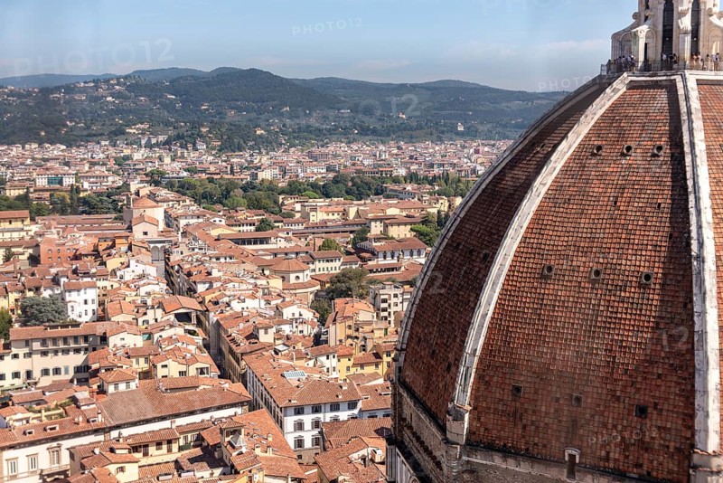 The giant cupola of the cathedral Santa Maria del Fiore in Florence, Italy