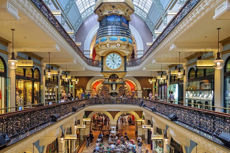 The Great Australian Clock in the Queen Victoria Building, Sydney, NSW, Australia