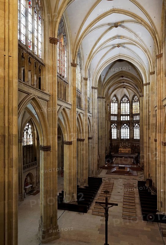 View from the west gallery to the east, St., Sankt, Saint