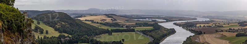 Kinnoull Hill Tower, old tower high above the River Tay, Perth, Scotland, Great Britain