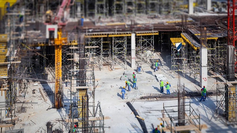 An image of a Construction site in Dubai