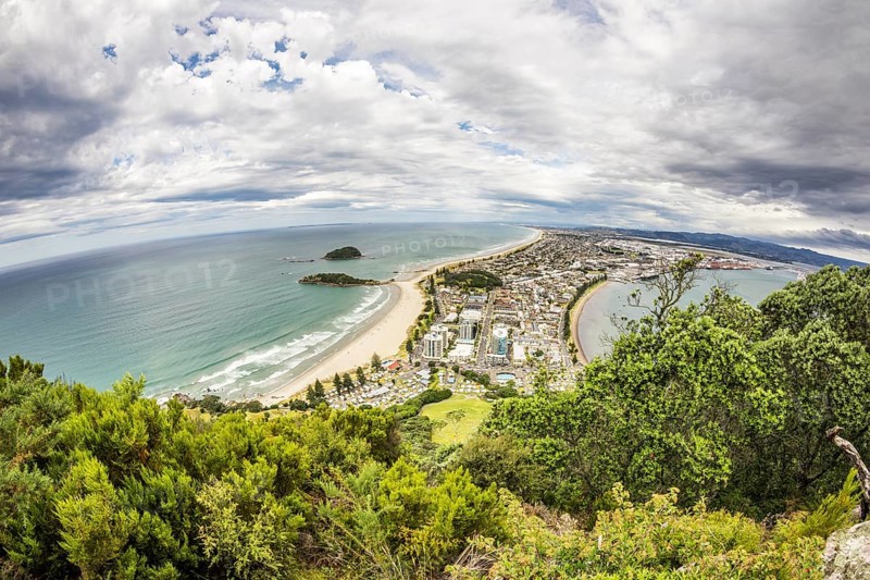 An image of Bay Of Plenty view from Mount Maunganui New Zealand
