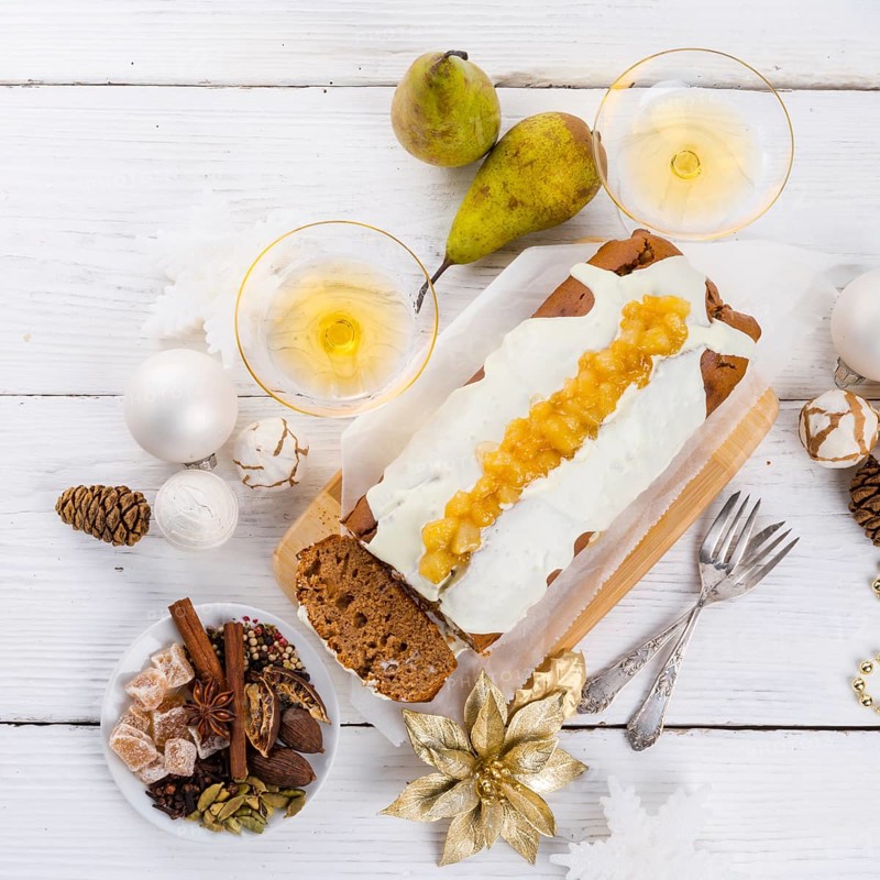 French Christmas cake