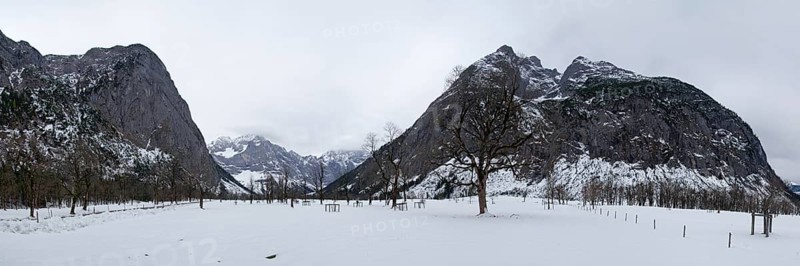 Großer Ahornboden in winter, Karwendel