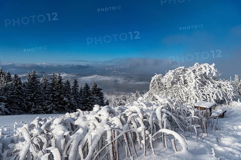 Winter landscape in the centre of Germany - the Wasserkuppe in the Rhön14