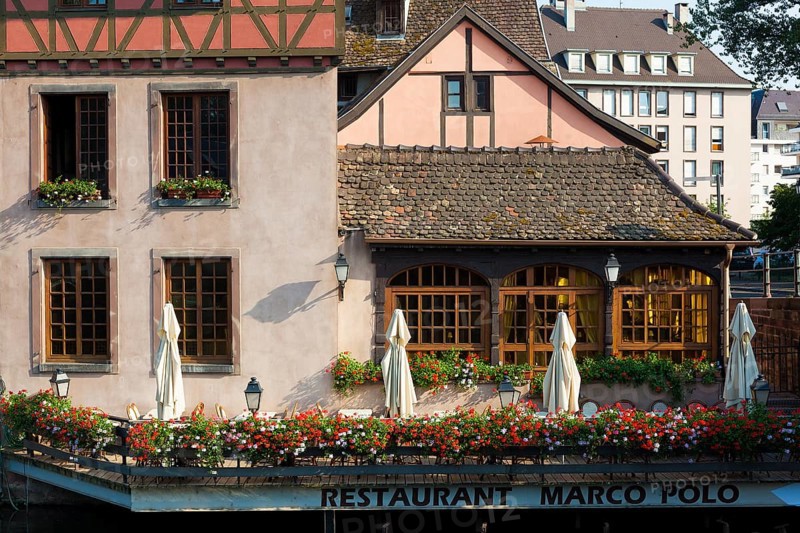 'Marco Polo' restaurant in Strasbourg, Bas-Rhin, Alsace, France