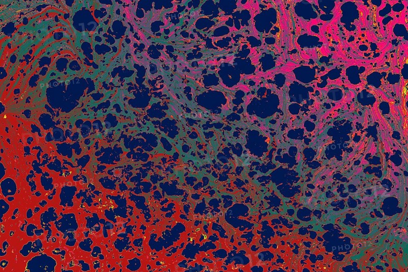 Ebru marble effect surface pattern design for print