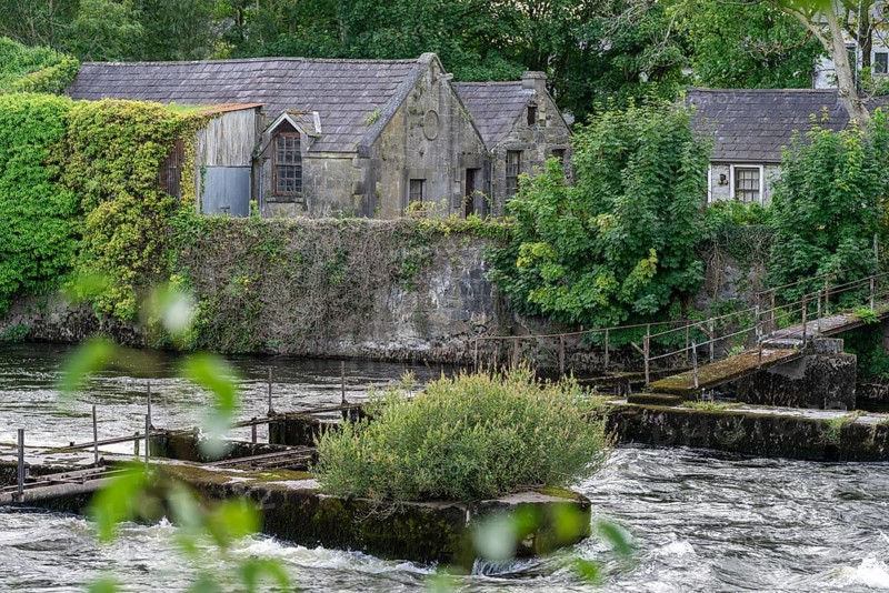 Corrib River, walk along the river, Galway, Ireland, United Kingdom