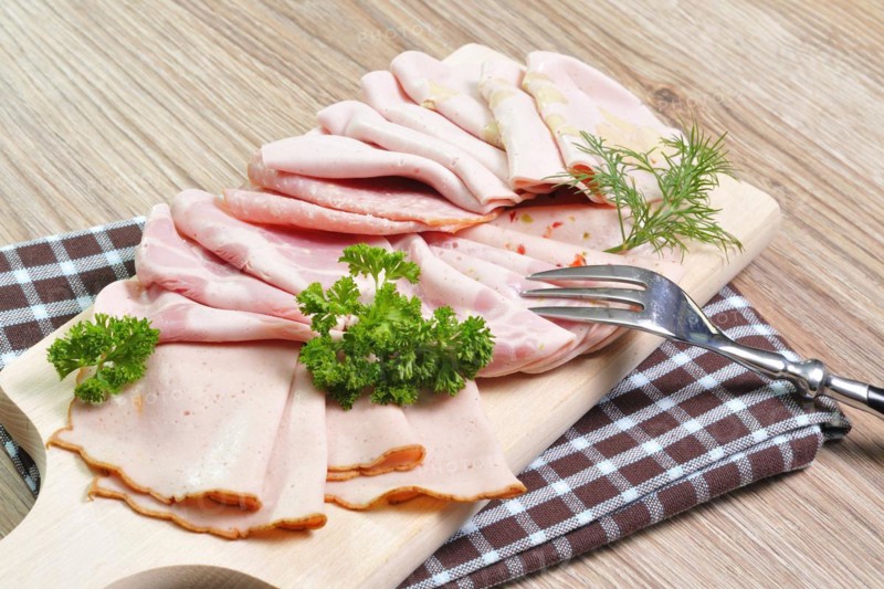 Cold cuts with decoration