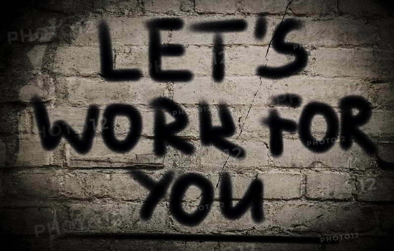 Let's Work For You Concept