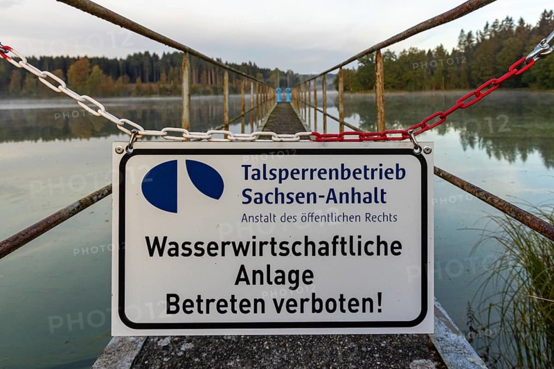 Frankenteich near Straßberg Harz in the Selke valley