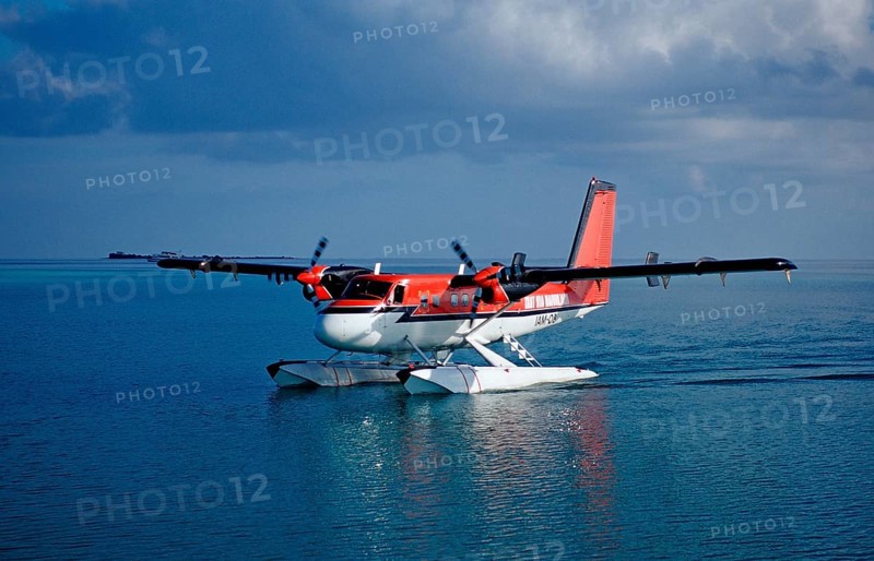 Seaplane, water taxi, Maldives, Indian Ocean, Felidu Atoll