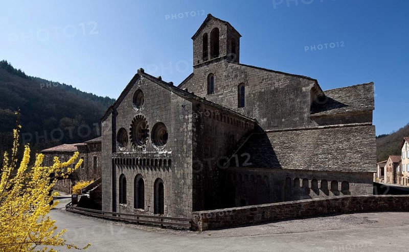 Sylvans, abbey church, view from north-east, St., Sankt, Saint