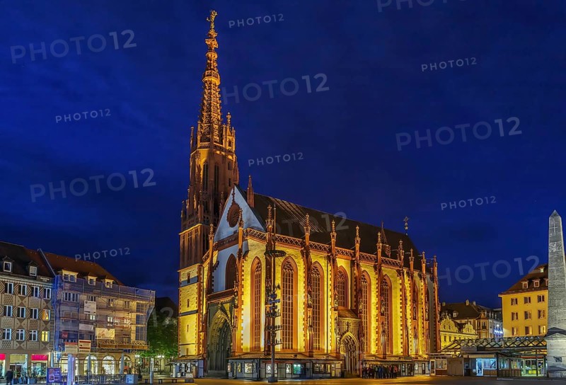 Marienkapelle is a Roman Catholic church located at the Unterer Markt (market square) of the town of Wurzburg, Germany