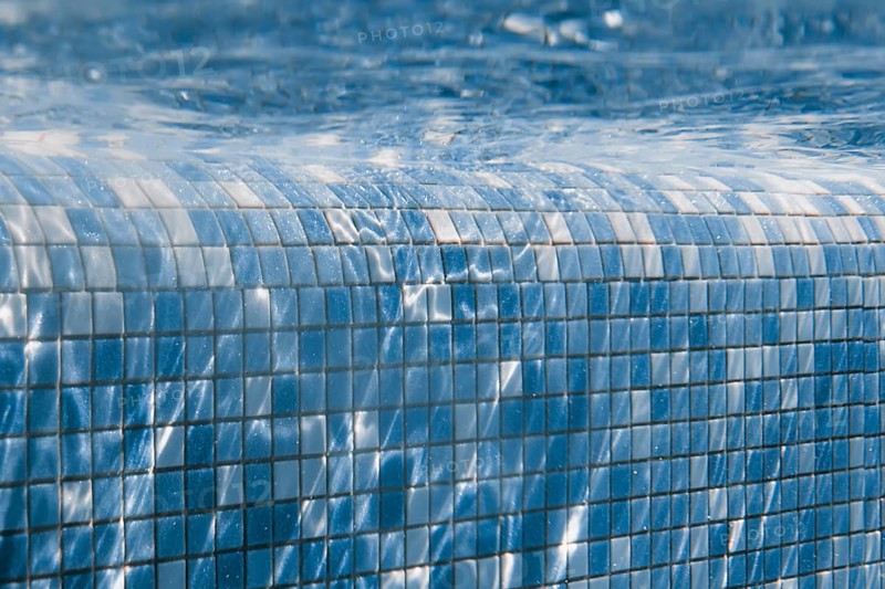 Mosaic tiles swimming pool Underwater